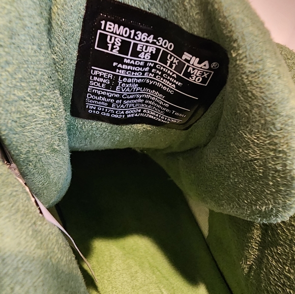 Fila Grant Hill 2 Woven Men's Basketball Sneaker Forrest Green 12 1BM01364-300. - Picture 9 of 9